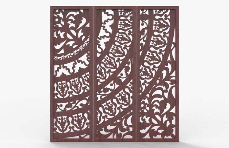 Perforated Screen Panels DXF Files – Free Download for CNC & Laser Cutting