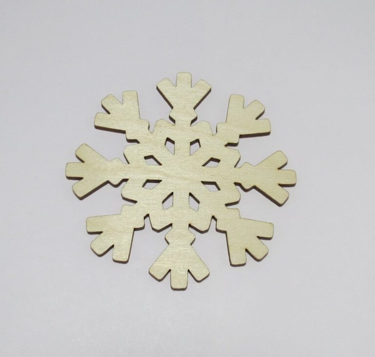 Snowflake Coasters Free DXF Files for CNC Laser and Plasma Cutting