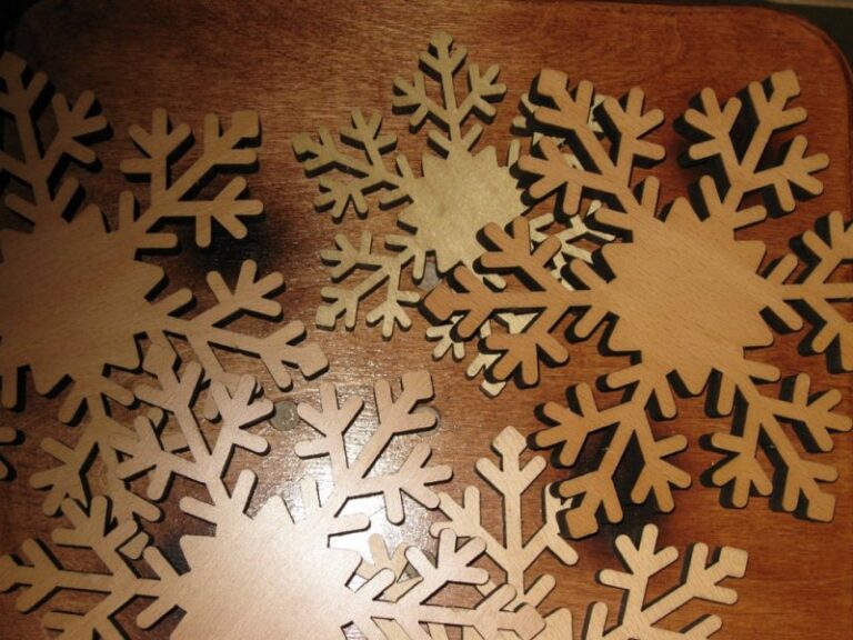 Christmas Snowflake Free DXF Files for CNC Laser and Plasma Cutting