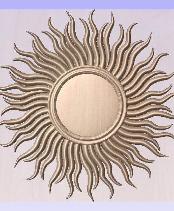 download free mirror or wall decor STL file