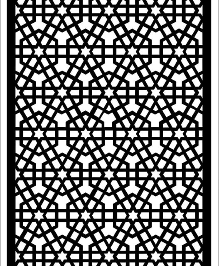 Geometric Islamic Patterns For Laser And CNC Cutting CDR File