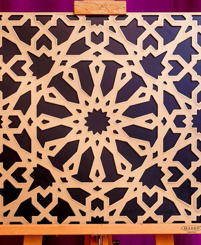 Laser Cut Decor Screen Islamic Pattern Seamless Arabic Geometric Pattern DXF File