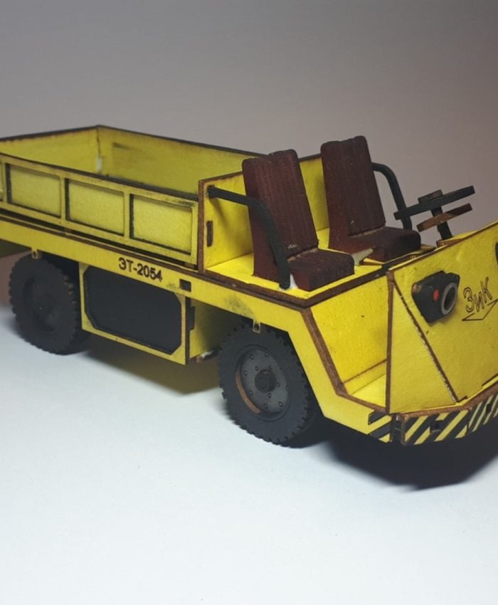 Laser Cut Cardboard Truck 3D Puzzle DXF File