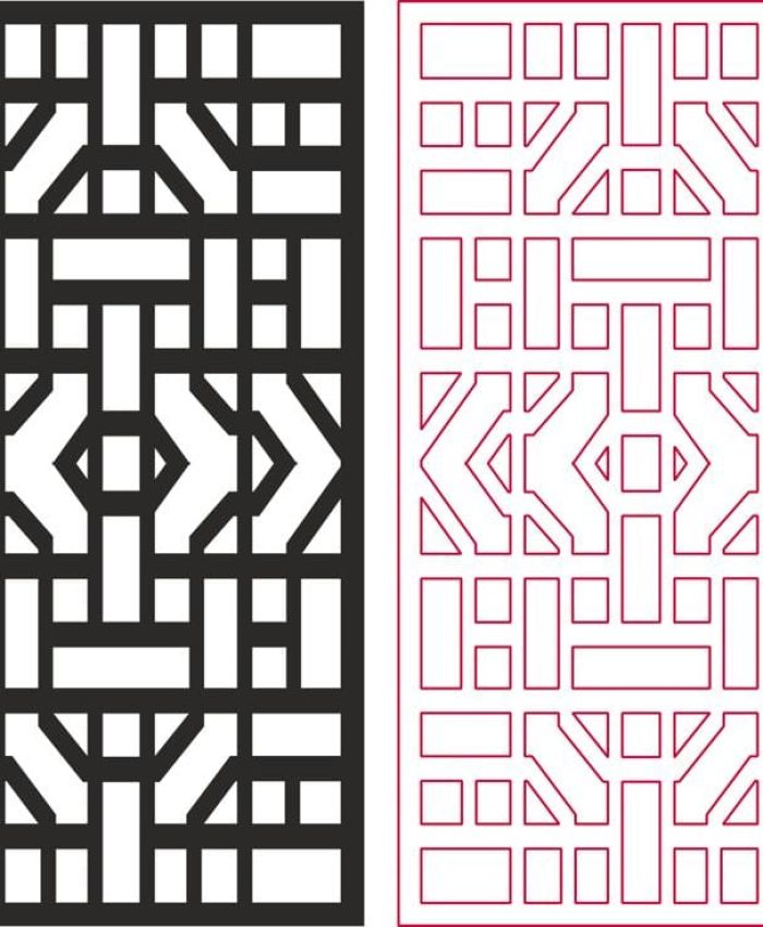 Abstract Geometric dxf file