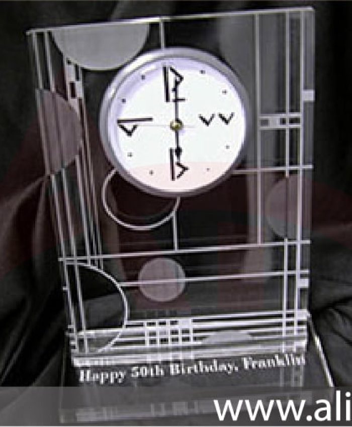 get a free Laser Engraving and Cutting of an Acrylic Clock