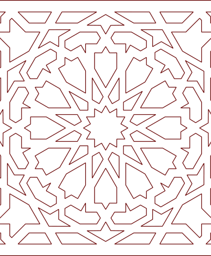 Arabic Art Design dxf file