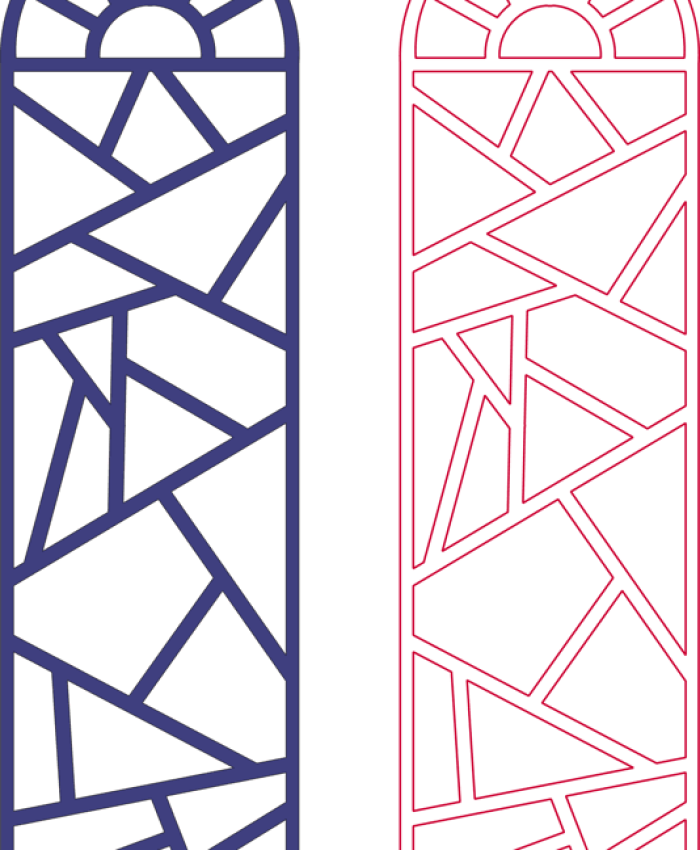 Lattice vector dxf file