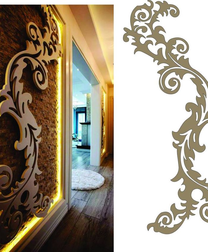 Decorative Wall Pattern Dxf file