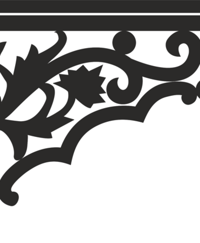 Decorative Floral Free DXF Files for CNC Laser and Plasma Cutting