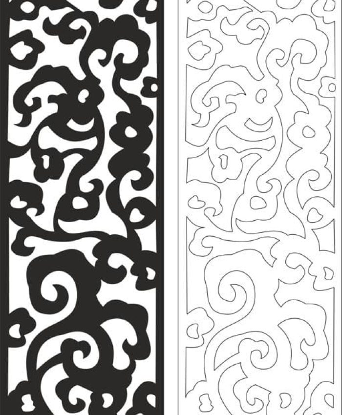 Floral Pattern dxf file