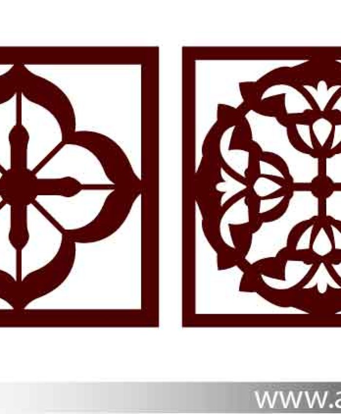 get a free Flower Grille Pattern dxf