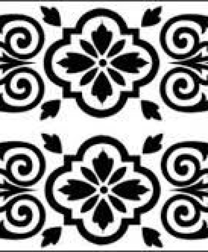 Flowers Design Pattern Dxf file