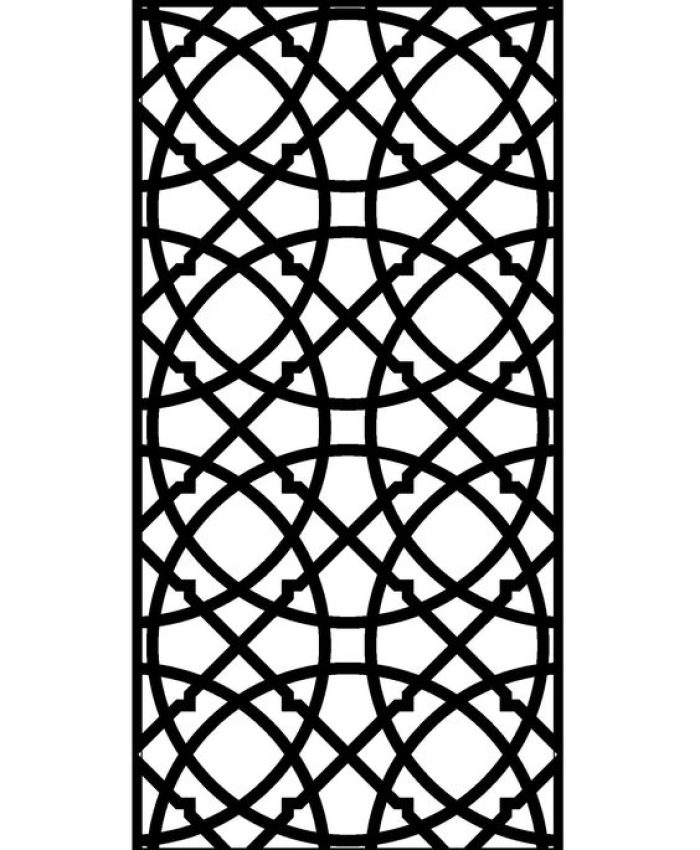 Geometric Circular Pattern Dxf file