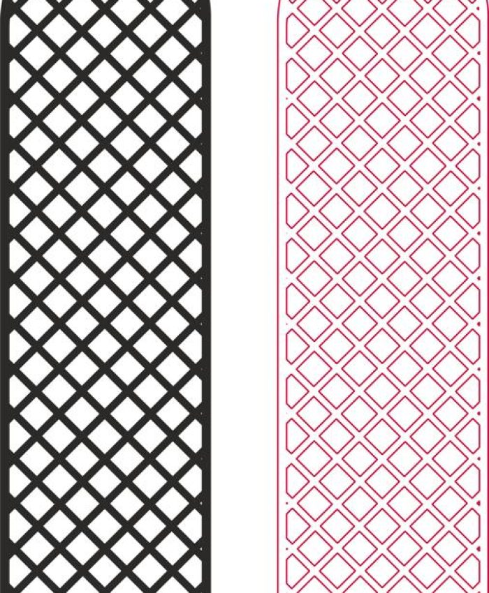 Lattice Privacy Screen dxf file