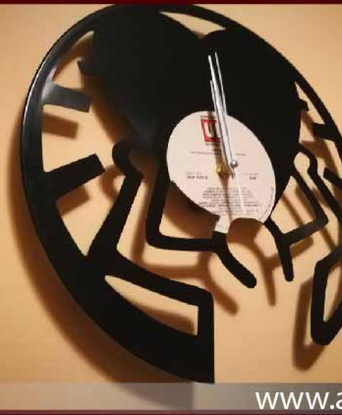 download a free Orologi Vinile Cuore clock design