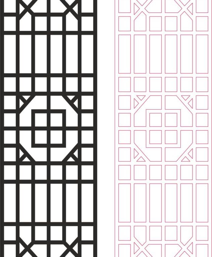 Outdoor Privacy Screen dxf file