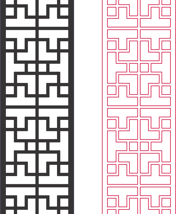 Pattern Designs 2D dxf file