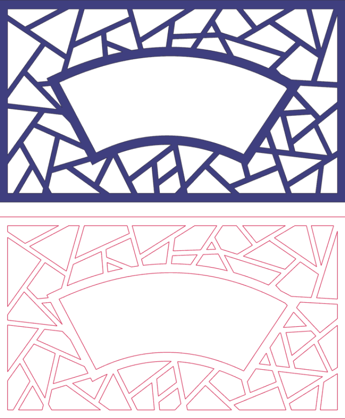 Pattern Designs 2D 19 dxf file