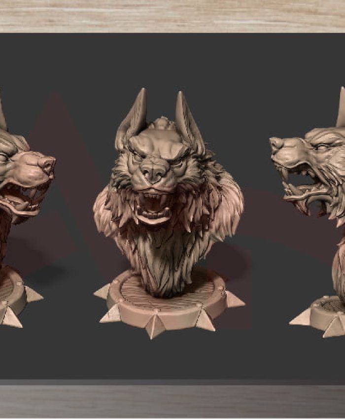 get a free Werewolf bust STL file