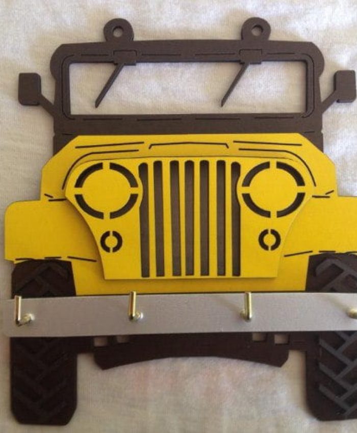 get a free jeep keychain dxf file