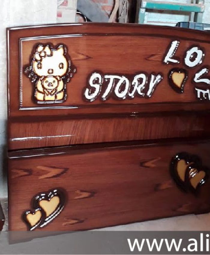 love story bed dxf