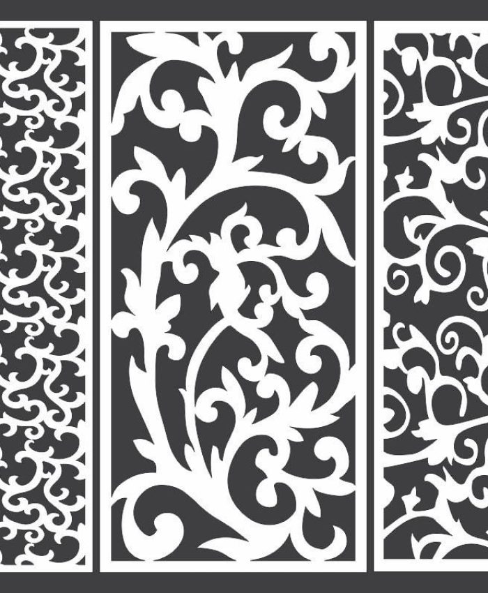 Decorative Jali Design For Laser Cutting And CNC Machine DXF File