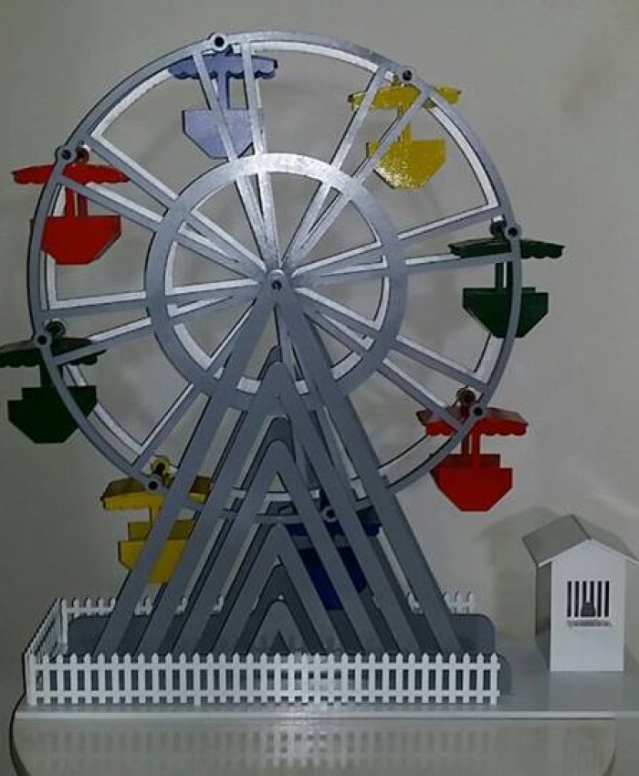 get a free ferris wheel laser cut file