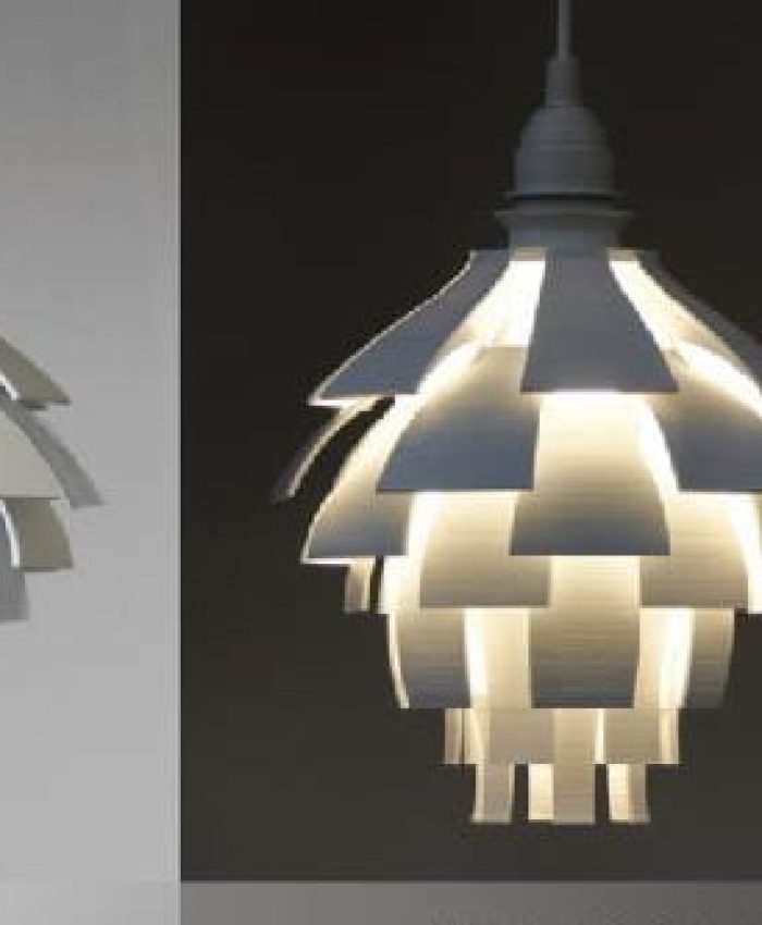 get a free artichoke lamp shade for 3d print