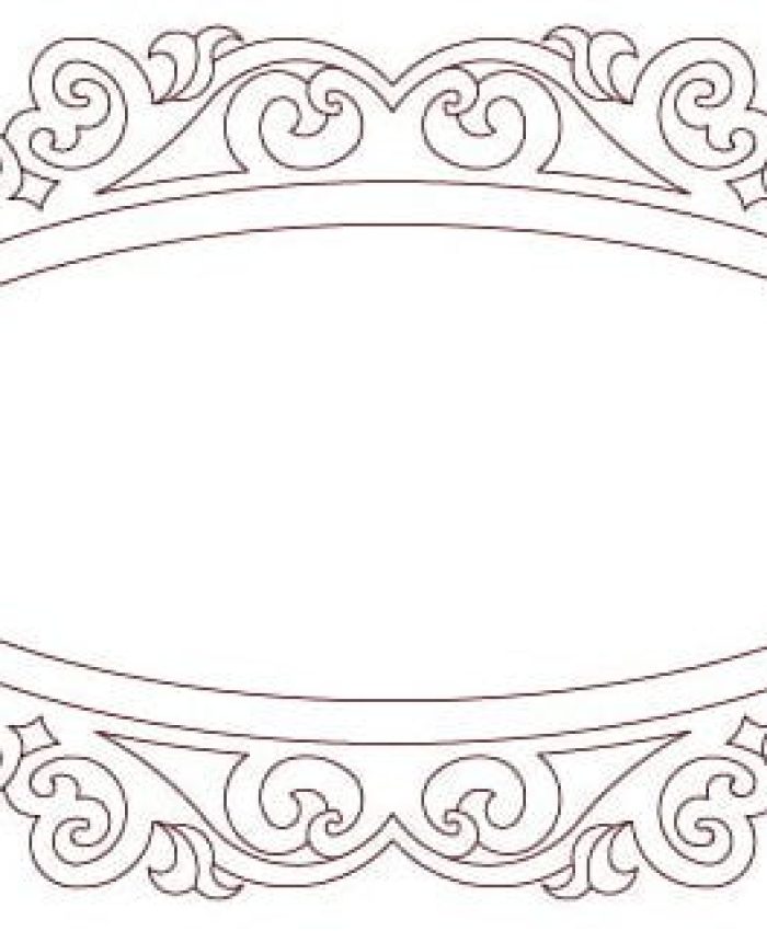 get a mirror frame diy dxf free file