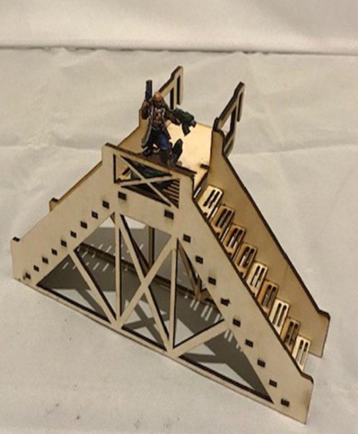 Laser Cut Staircase Double Sided 3mm SVG File