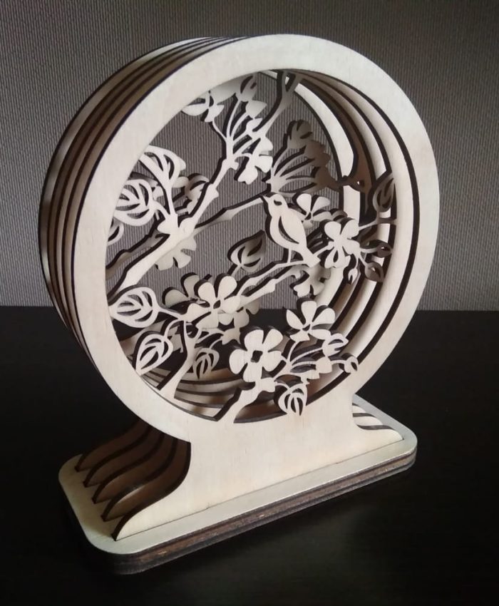 Laser Cut Multi Layered 3D Decor CDR File