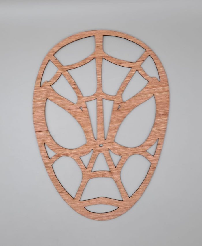 Laser Cut Spider Man Mask Halloween Decor CDR File