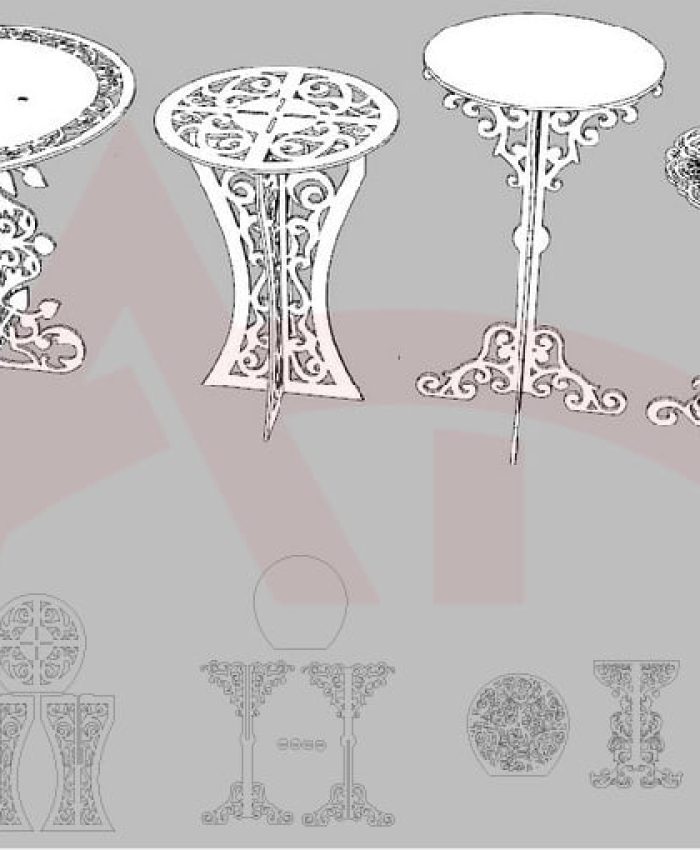 get a free Decor Tables Collection DXF File