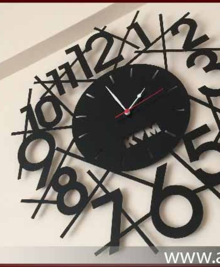 get a free wall clock design dxf file