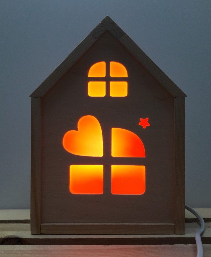 How to Make Your Own Wooden Lighted Houses: DIY Tutorial