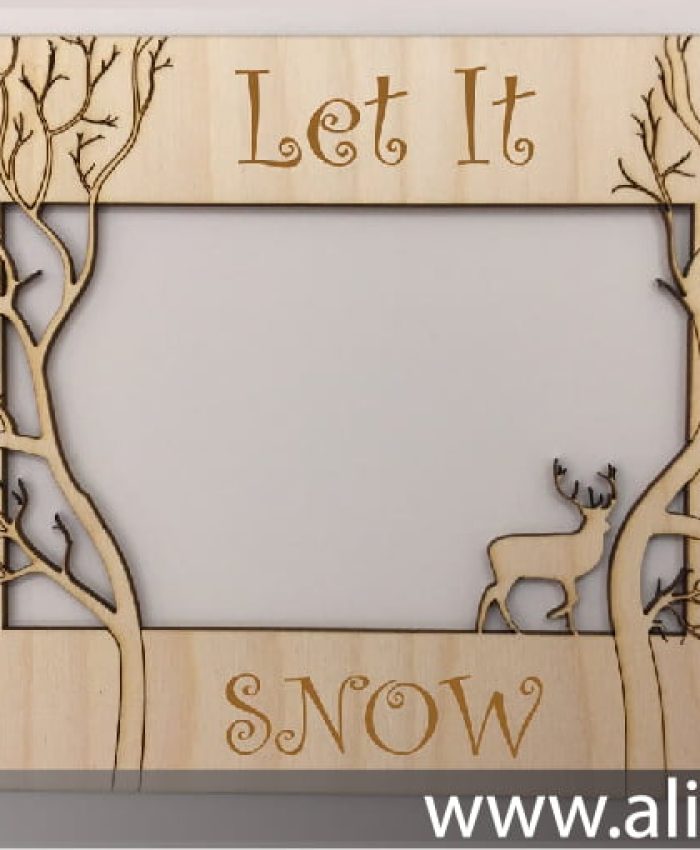 get a free wooden photo frame design dxf