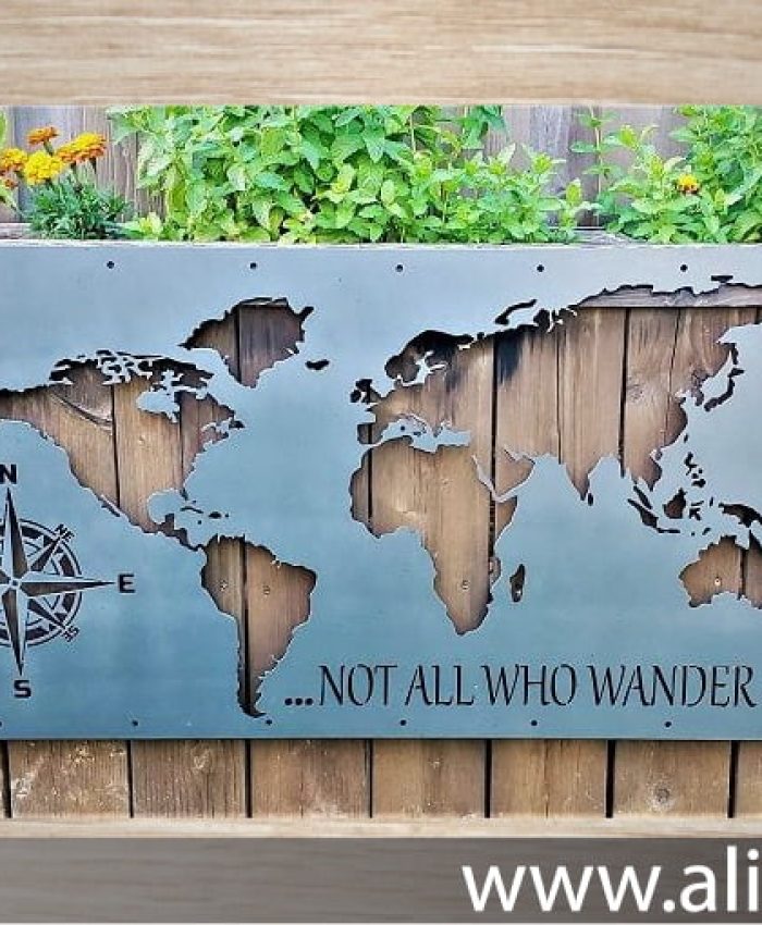 get a free Metal laser cut world map pdf