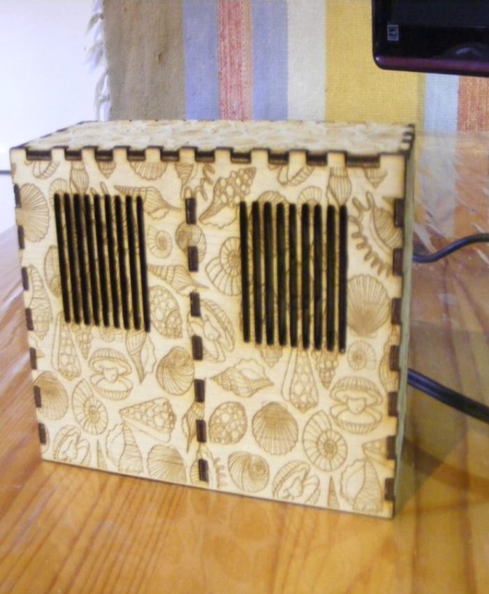 Laser Cut Speakers From Recycled Parts