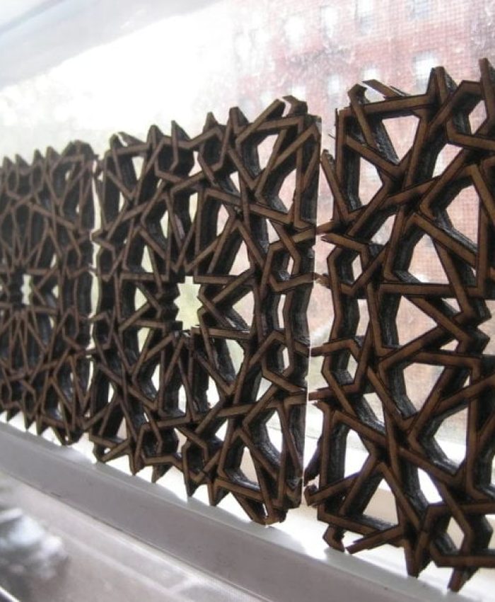 Laser Cut Islamic Pattern SVG File