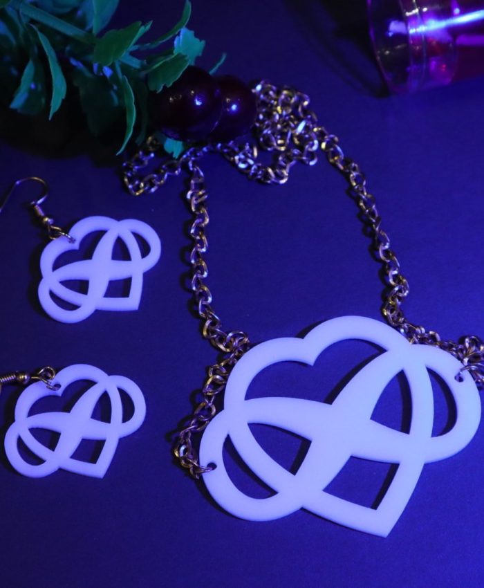 Laser Cut Acrylic Jewelry Necklace Earrings CDR File